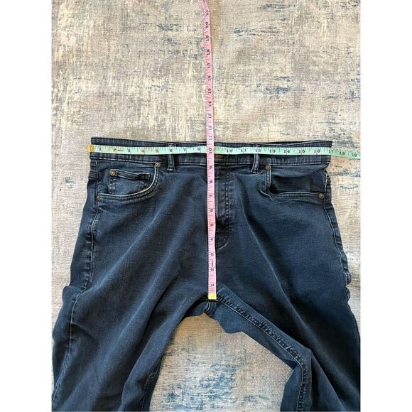 Next Dark Wash Straight Fit Denim Jeans Size 34 x 31 - Picture 5 of 6